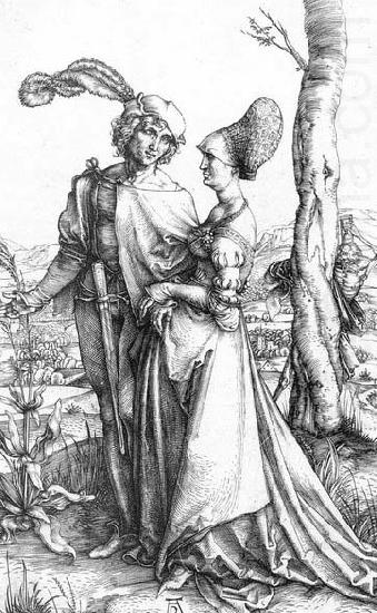 Albrecht Durer Young Couple Threatened by Death china oil painting image